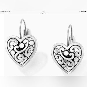 ❤️SOLD Brighton Earrings - Contempo Heart Leaverback